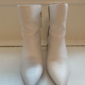 White Steve Madden booties